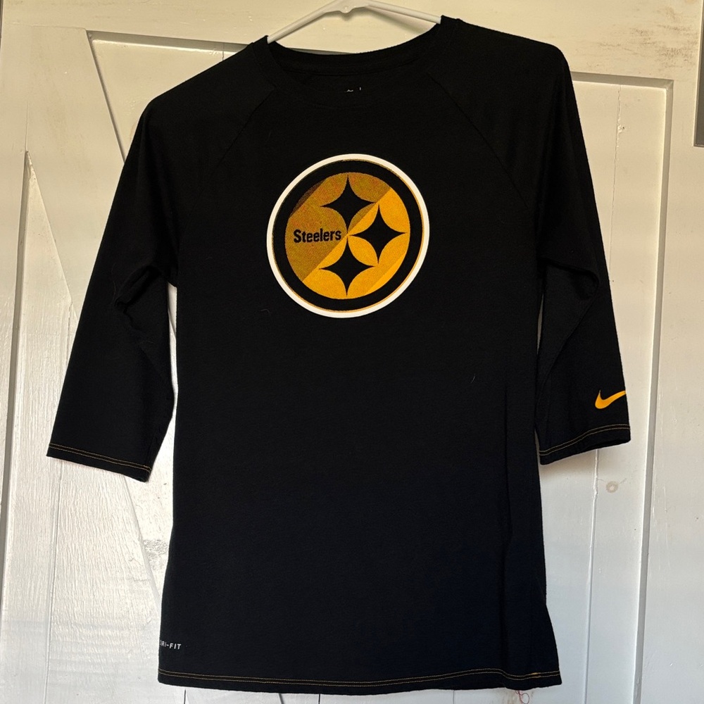 Nike Black and Gold Steelers Tee